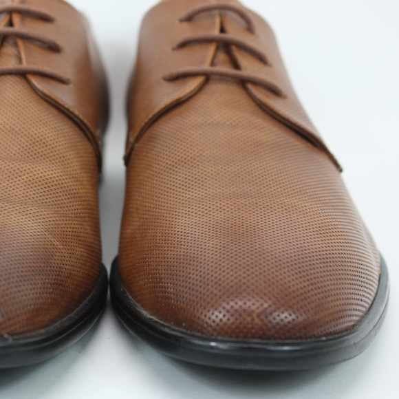 Aldo Brown Leather Men Oxford Dress Shoes F04 main image 5
